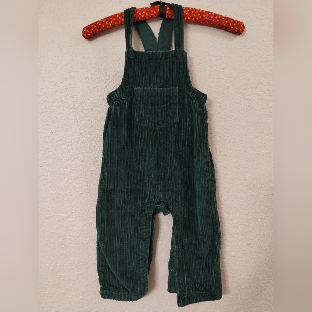 Cat & Jack Forest Green Corduroy Overalls
